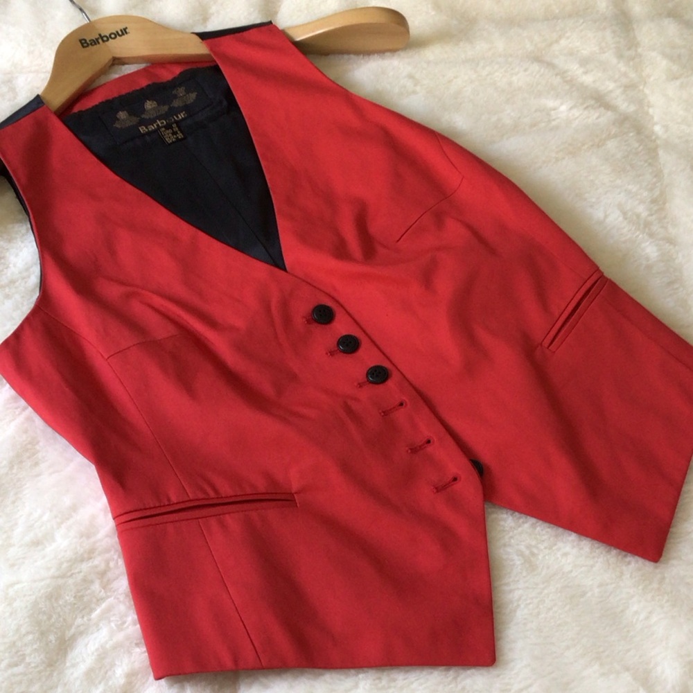 Barbour Women's Scarlet Waistcoat Vest 8